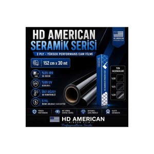 SERAMİK CAM FİLMİ %50 2 PLY YÜKSEK CAM FİLMİ
