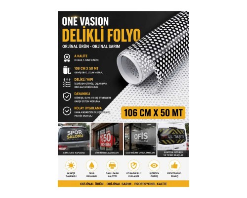 ONE VISION DELİKLİ FOLYO